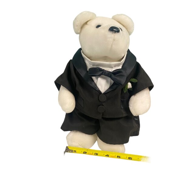 Build-A-Bear Workshop Tuxedo Outfit & White Bear - Picture 9 of 16